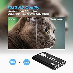 Capture Card Nintendo Switch, 4K HDMI Video Capture