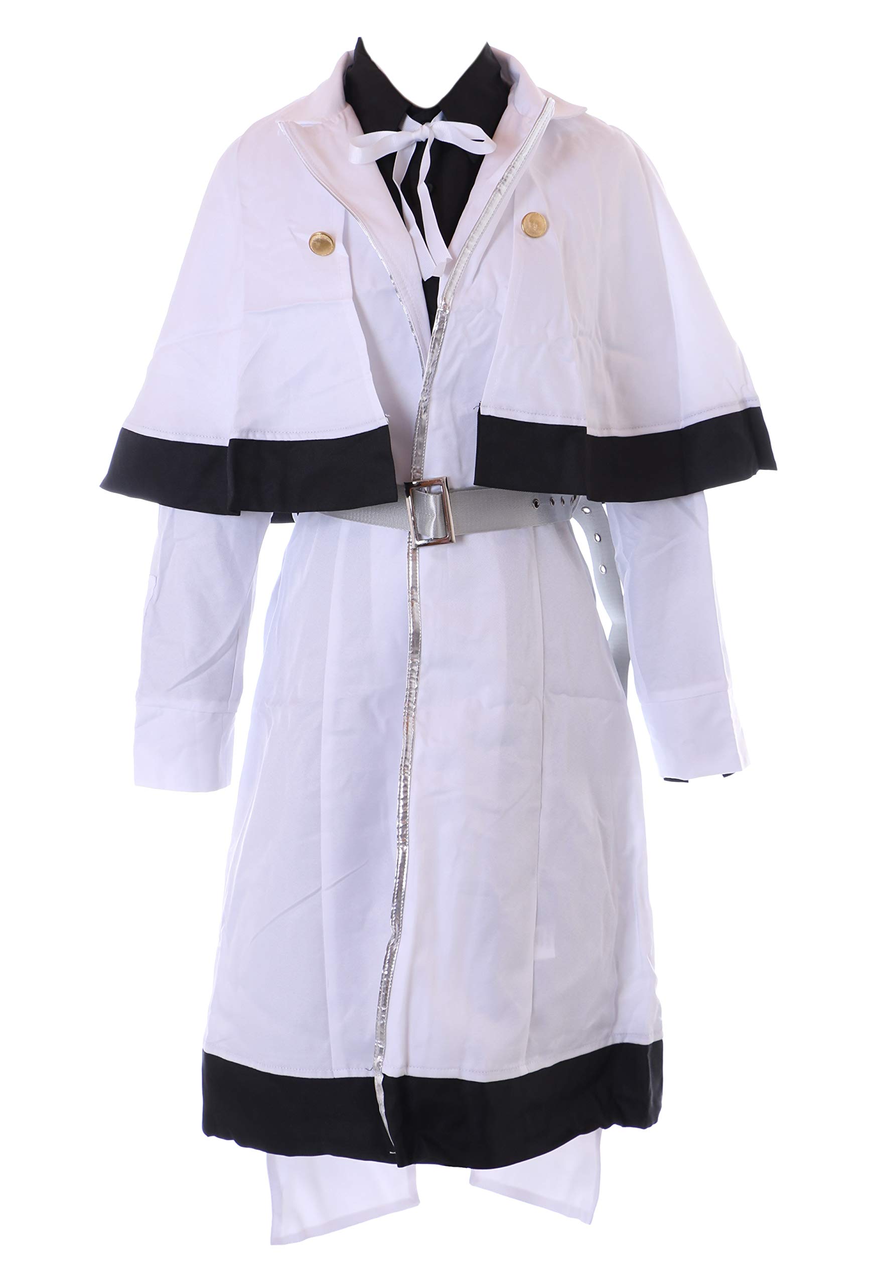 Kawaii-Story MN-99-1 White Coat 5-Piece Women's Costume Set Cosplay by Saiko Yonebayashi for Tokyo Ghoul Fans (L)
