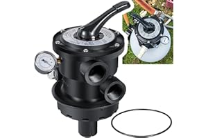 Replacement for Hayward SP0714T VariFlo Top-Mount Multiport Valve for All Hayward Above-Ground Pro and VL Series Sand Filter 