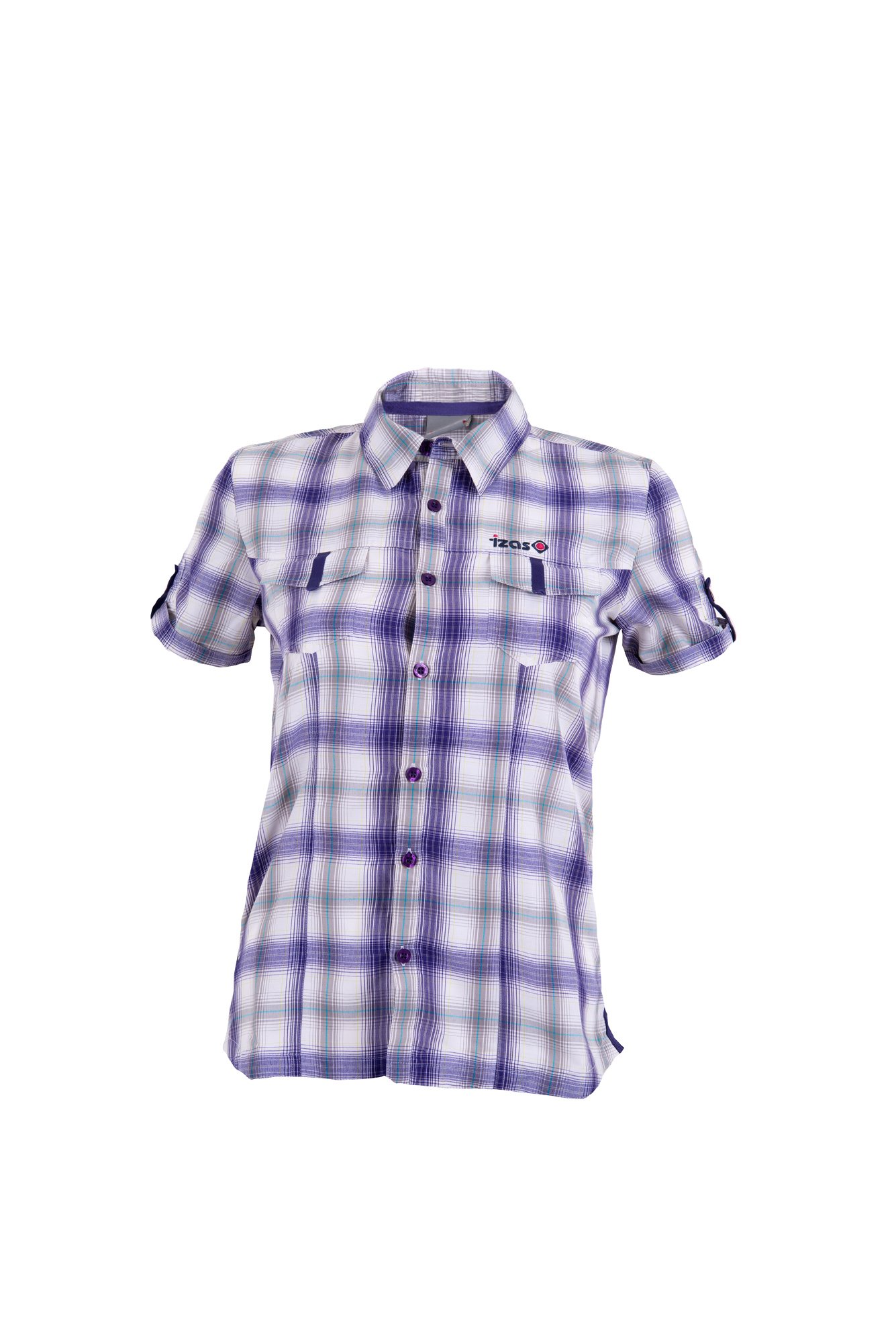 Izas Women Ovek Short Sleeve Shirt - Navy Blue, X-Small