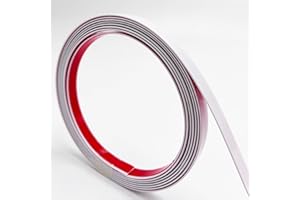 DIGMIG Molding Trim Peel and Stick 9.85Ft x 0.28inch Wall Trim Molding,Flexible DIY Strip Self-Adhesive Wall Ceiling Like Finish for Home Decor