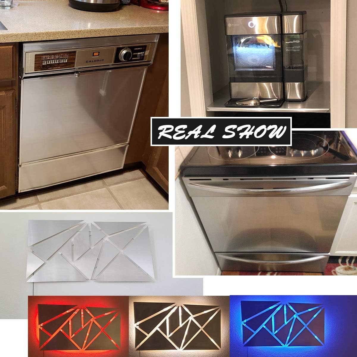 Amazon Co Jp ステンレスシート 40cmx2m リメイクシート キッチン ステンレス風 はがせる 壁紙シール カッティングシート メタリックシール 銀 防水 耐熱 家具飾り 用食器洗い機ミニ冷蔵庫オーブンドライヤーカバー 剥がせる壁紙 賃貸 Diy ウォール ステッカー 模様替