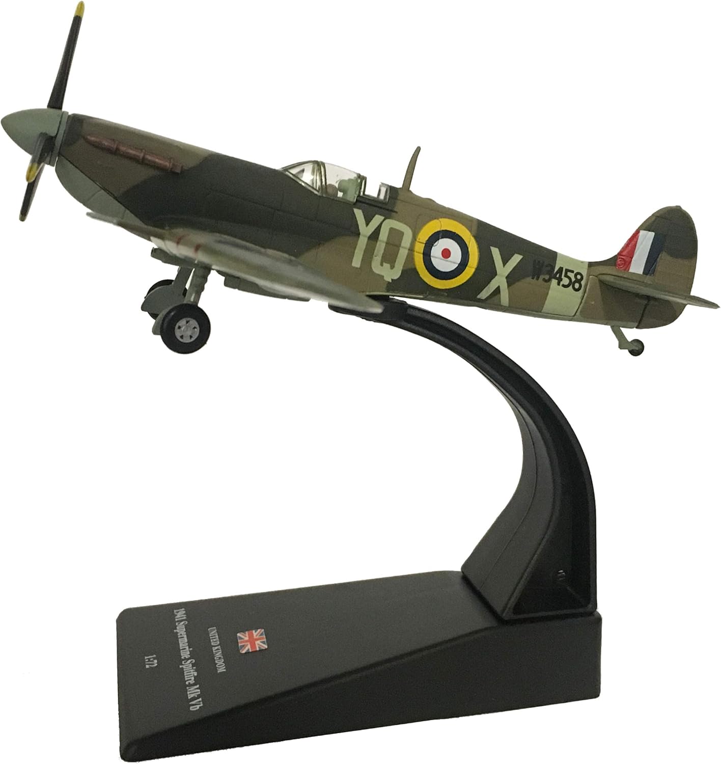Supermarine Spitfire Mk Vb - 1:72 Model by Amercom, Black - Image 3