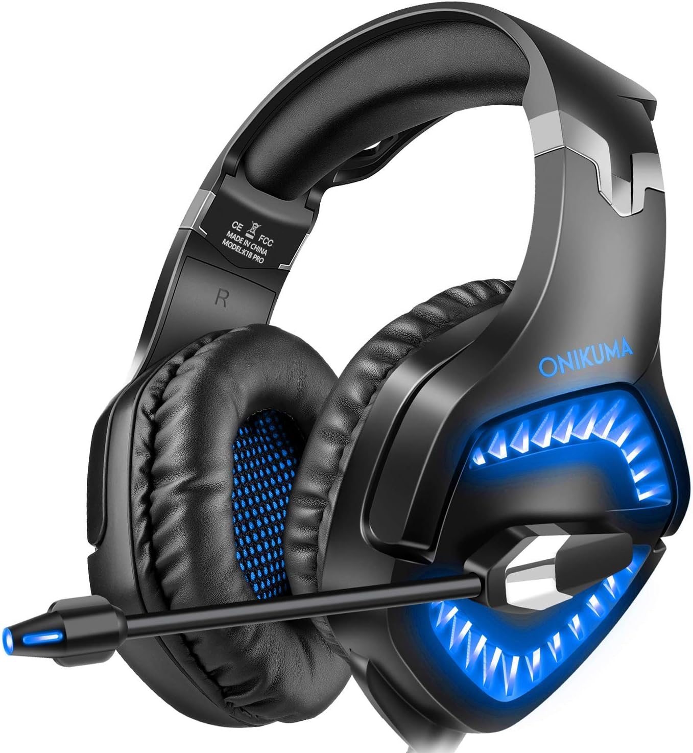 DIZA100 PS4 Gaming Headset Xbox One PC Stereo Headphones, in-Line Noise Cancelling for PC, Laptop, Mac, Windows, Nintendo Switch