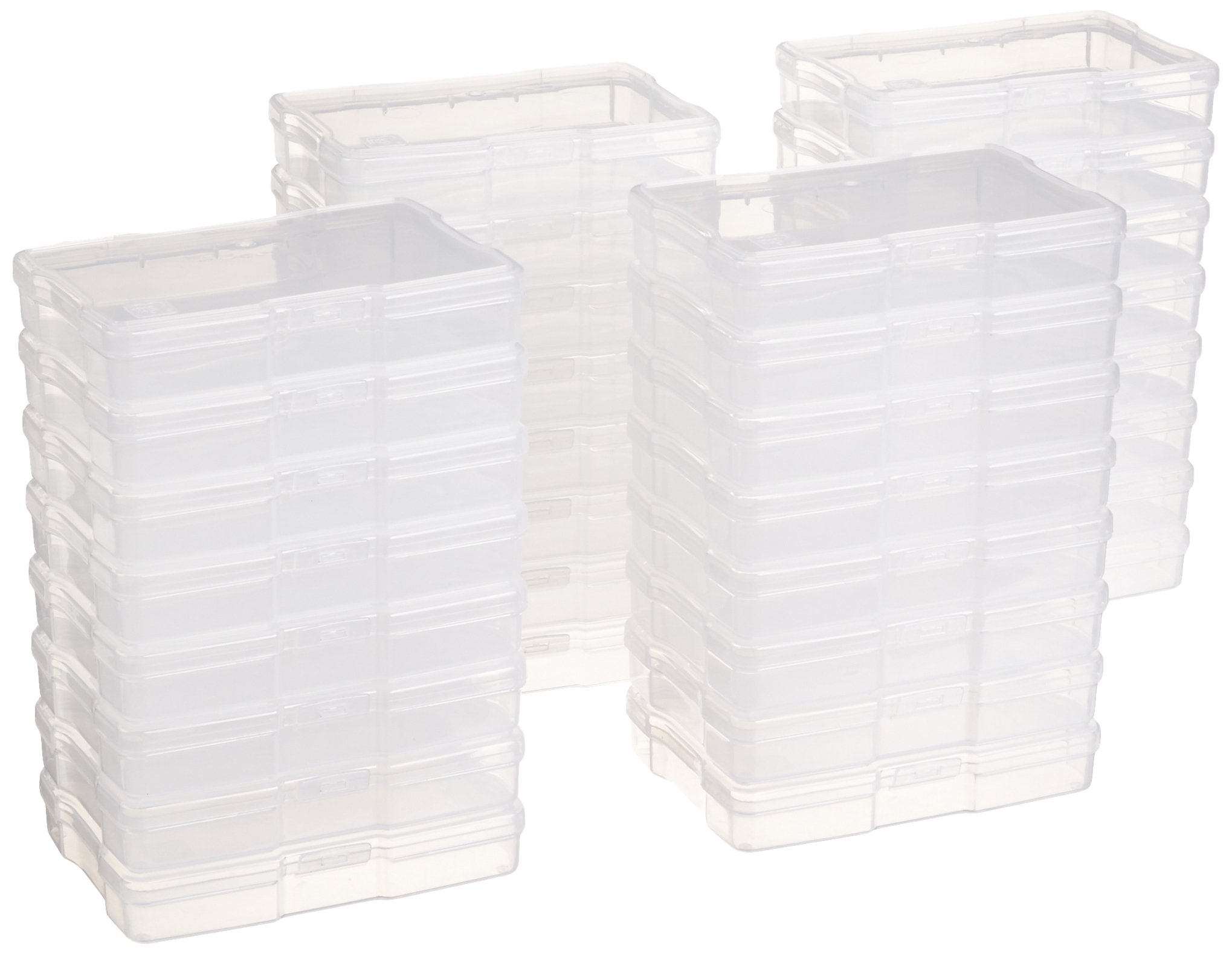 Storage Box Clear Plastic Photo Storage Includes 4"x6" Cases Photo