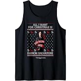 Vampire Diaries All I Want for Christmas is Damon Salvatore Tank Top