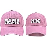 Mama and Mini Hats, Mommy and Me Hat, Mother Daughter Cap, Mom and Baby Matching Gift, Parent-Child Baseball Cap Set
