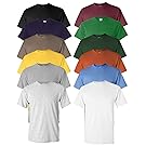 Gildan Men's Heavy Cotton Tee (Pack of 12), Assorted Mixed Colors, X-Large