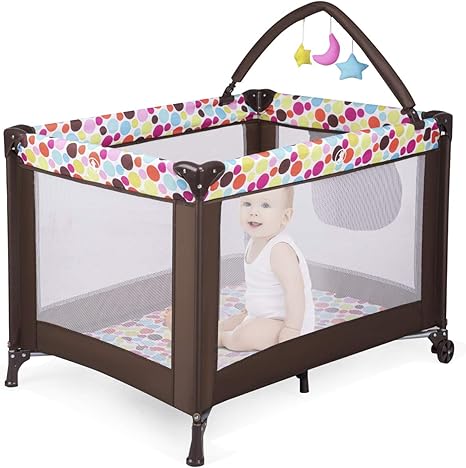 travel cot with wheels