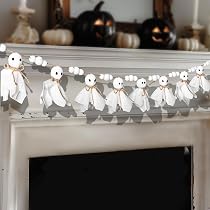 Happy Halloween Burlap Banner - Rustic Halloween Party Decor For Mantle, Door, Or Wall