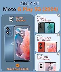 FNTCASE for Motorola Moto G-Play-2024 Case: Dual
