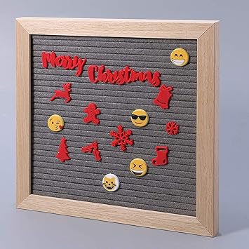 Celan Filzbuchstaben für Filz-Briefbrett, Filztafel, Kunststoff, 24 x 24 cm, 2 Stück