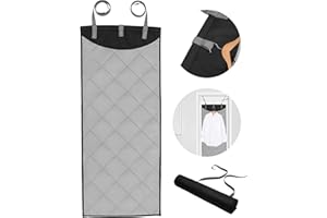 Abizarch Over The Door Clothes Steamer Pad,45 ×19 inch Heat-resistant Over The Door Press Steam Pad,Vertical Hanging Over Door Clothes Steamer Pad for Clothes Steaming