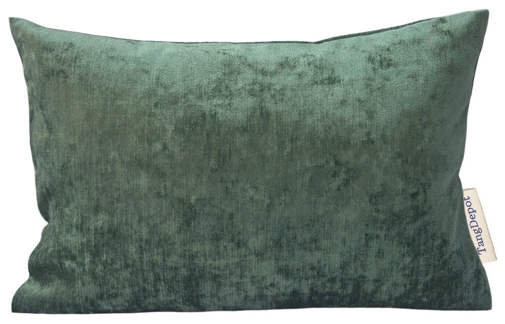 TangDepot Handmade Solid Chenille Decorative Throw Pillow