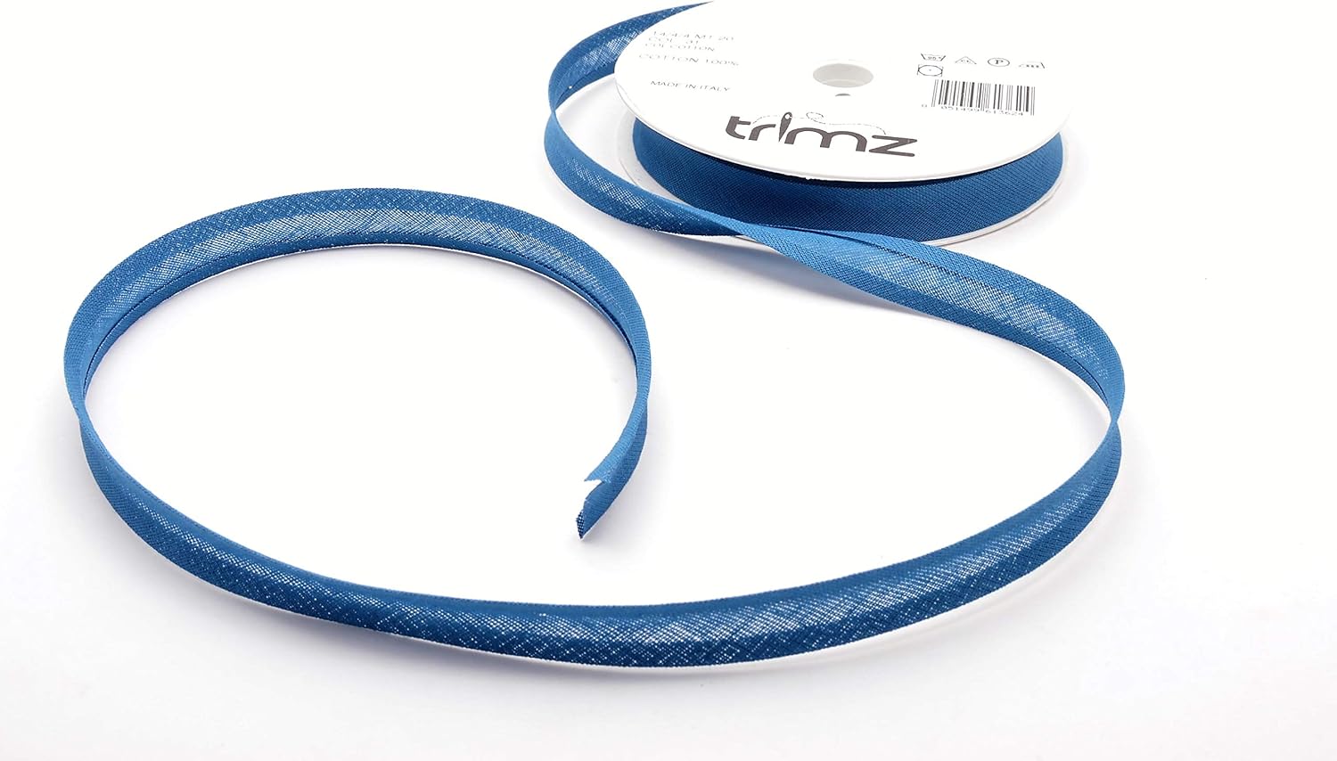 Trimz 14/4/4 mm Cotton Bias Binding Tape, Malibu Blue 31t - Double‑Fold Sewing Tape for Quilting Dressmaking & DIY Crafts - Image 5