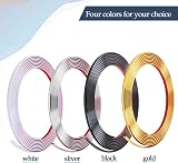 Zayejod 10M White Self-Adhesive Moulding Trim 2 Rolls 8mm PVC Edge view 4