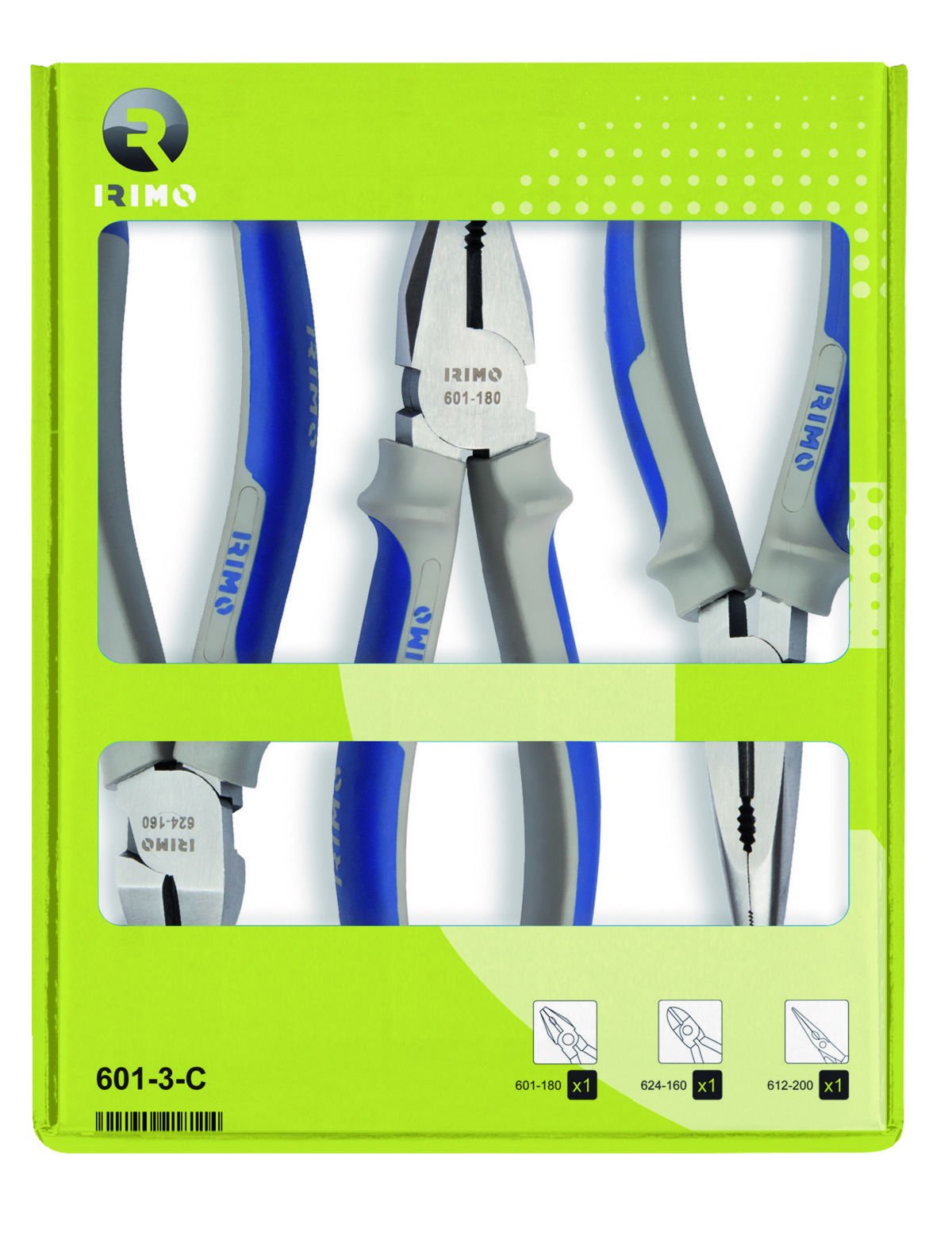 3Pcs Pliers Set Combi-Cut-Snip