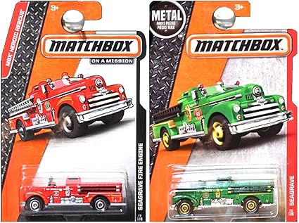 matchbox fire truck set
