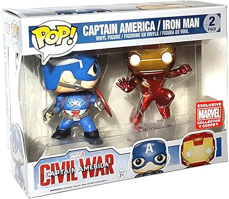funko pop civil war 2 pack