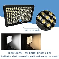 Digital SLR Camera Lighting Kit - Bemaxy 176 Ultra