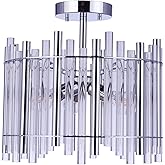 Craftmade Reveal 3 Light Semi Flush in Chrome Finish