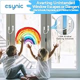 eSynic Window Restrictor & Child Window Locks 16 Pack White 19cm Cable view 2
