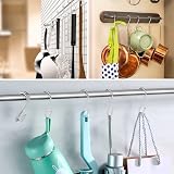 DONQL 20pcs Silver S-Shaped Hanging Hooks, 2.36in Heavy Duty Stainless Steel view 7