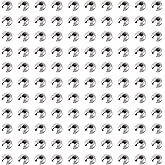 Pandahall 200pcs Stainless Steel Crimp Bead Covers 6x5x3mm Half Round Crimp Cover Clamp Tips Knot Cover Findings for Jewelry Making