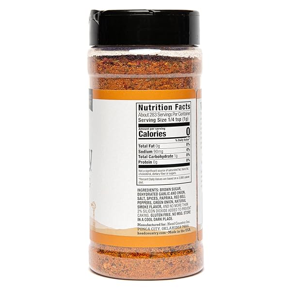 HEAD COUNTRY BBQ CHAMPIONSHIP SEASONING, SWEET & SPICY | BBQ SEASONINGS AND RUBS | SMOKING & GRILLING SPICES AND SEASONINGS | 10 OUNCE