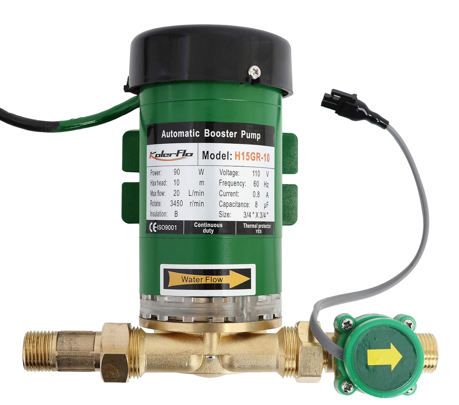 Power Water Pumps KOLERFLO 120W Water Pressure Booster Pump Automatic