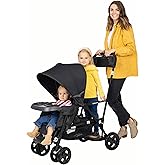 Joovy Caboose LX Tandem Stand-on Stroller, Black