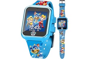 Accutime Paw Patrol Smart Watch with Camera for Kids and Toddlers - Interactive Smartwatch for Boys & Girls Featuring Games, Voice Recorder, Calculator, Pedometer, Alarm, Stopwatch, with USB Cable