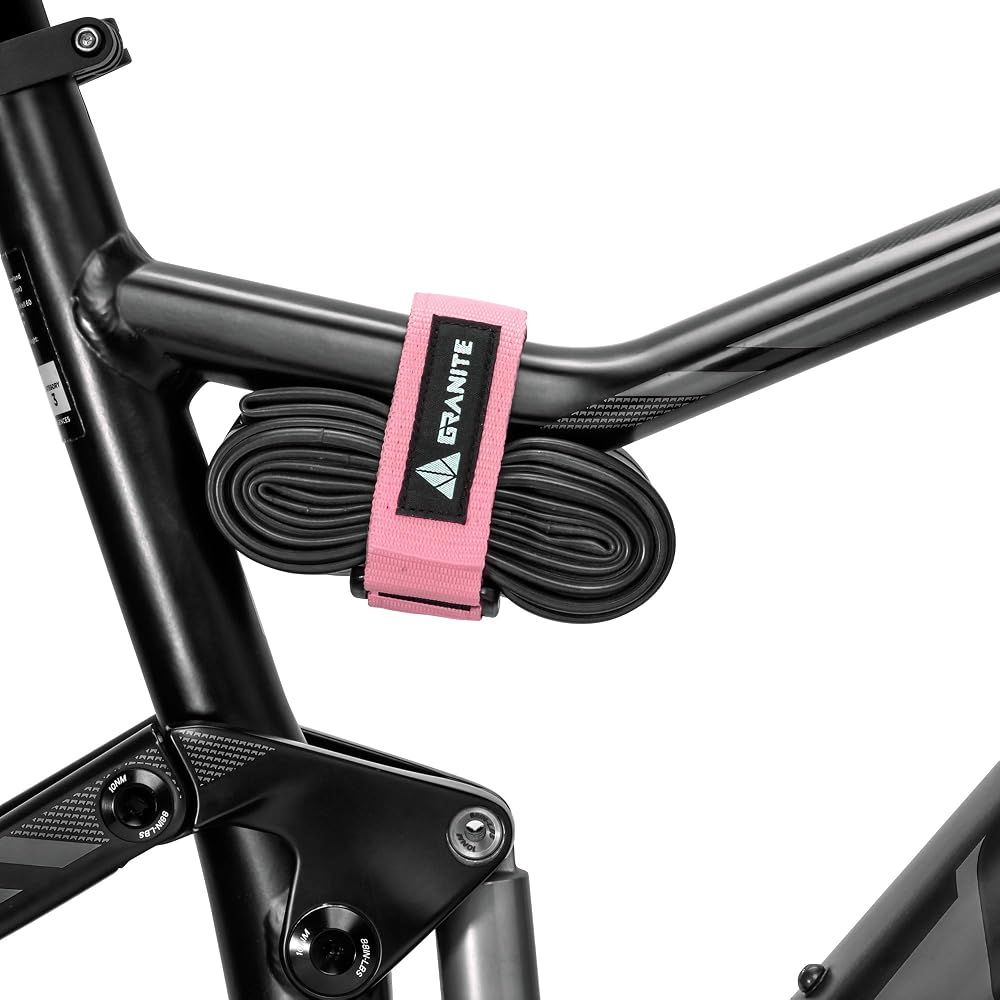 Granite Rockband Frame Carrying Strap Pink for Inner Tubes & Bike Tools