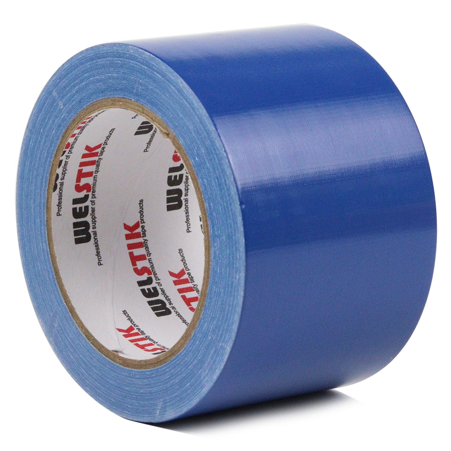 WELSTIK Professional Grade Duct Tape, Waterproof Duct Cloth Fabric,Colored Gaffer Tape for Repairs, DIY, Crafts, Indoor Outdoor Use,75mm X 41M, 7.5 Mil Thick,Blue