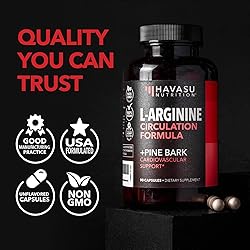 L-Arginine 1800mg and Pine Bark Extract 100mg