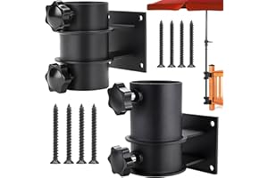 Umbrella Brackets Umbrella Holder Clamp Patio Umbrella Clamp Deck Umbrella Mount Bracket 2PCS Patio Umbrella Clamp I Patio Um