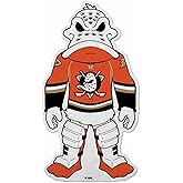 Rico Industries NHL Hockey Anaheim Ducks Mascot Wild Wing in Home Uniform Shape Cut Pennant - Home and Living Room Décor - Soft Felt EZ to Hang