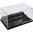 JDS Toy Store Acrylic Display Case for Brick Figures| 10 x 5.4 x 6.1 | Figure Display Case in Black