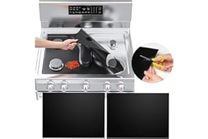 DAORDAER Stove Covers for Gas Burners, Stove Top Cover Cropped Easy Clean Reusable Stove Protector Liners Non Stick Washable Liner Gas Stove Burner Covers Fits Most Gas Range,27x16.7in