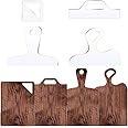 Router Templates, 4pcs Acrylic Charcuterie Board Handle Template, LYMOI Clear Cut Board Thick Handle Template, Angled Curvy Tracing Stencils Cut Guide Tools for Kitchen Woodworking. (Style 1)