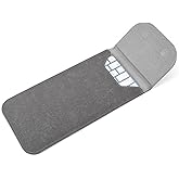 CaseBuy Premium Leather Keyboard Cover Sleeve for 2024 2023 2021 Apple iMac 24 inch M4 M3 M1 Magic Keyboard w/Out Touch ID A2449 A2450 Wireless Magic Keyboard 2 Accessories Case Pouch, Space Grey