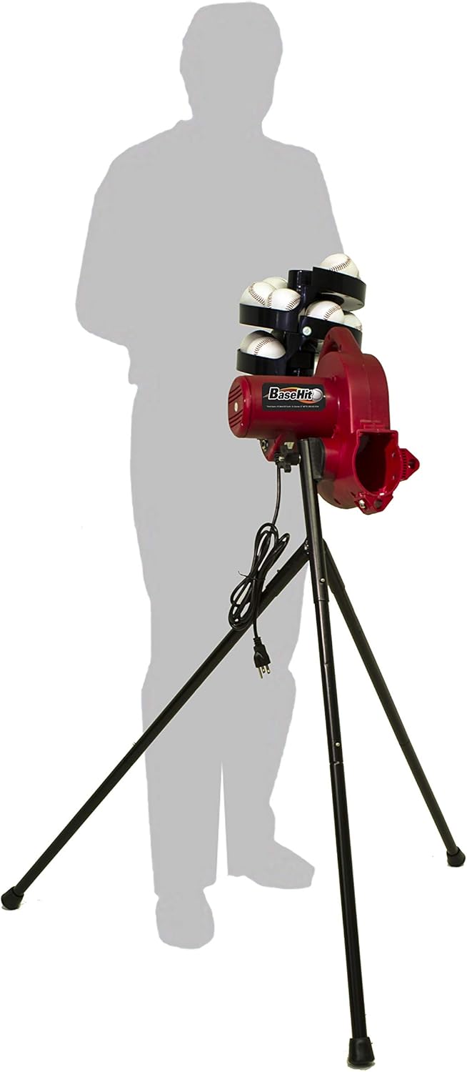 Heater Base Hit Pitching Machine : Automatic Baseball Pitching Machine : Sports & Outdoors