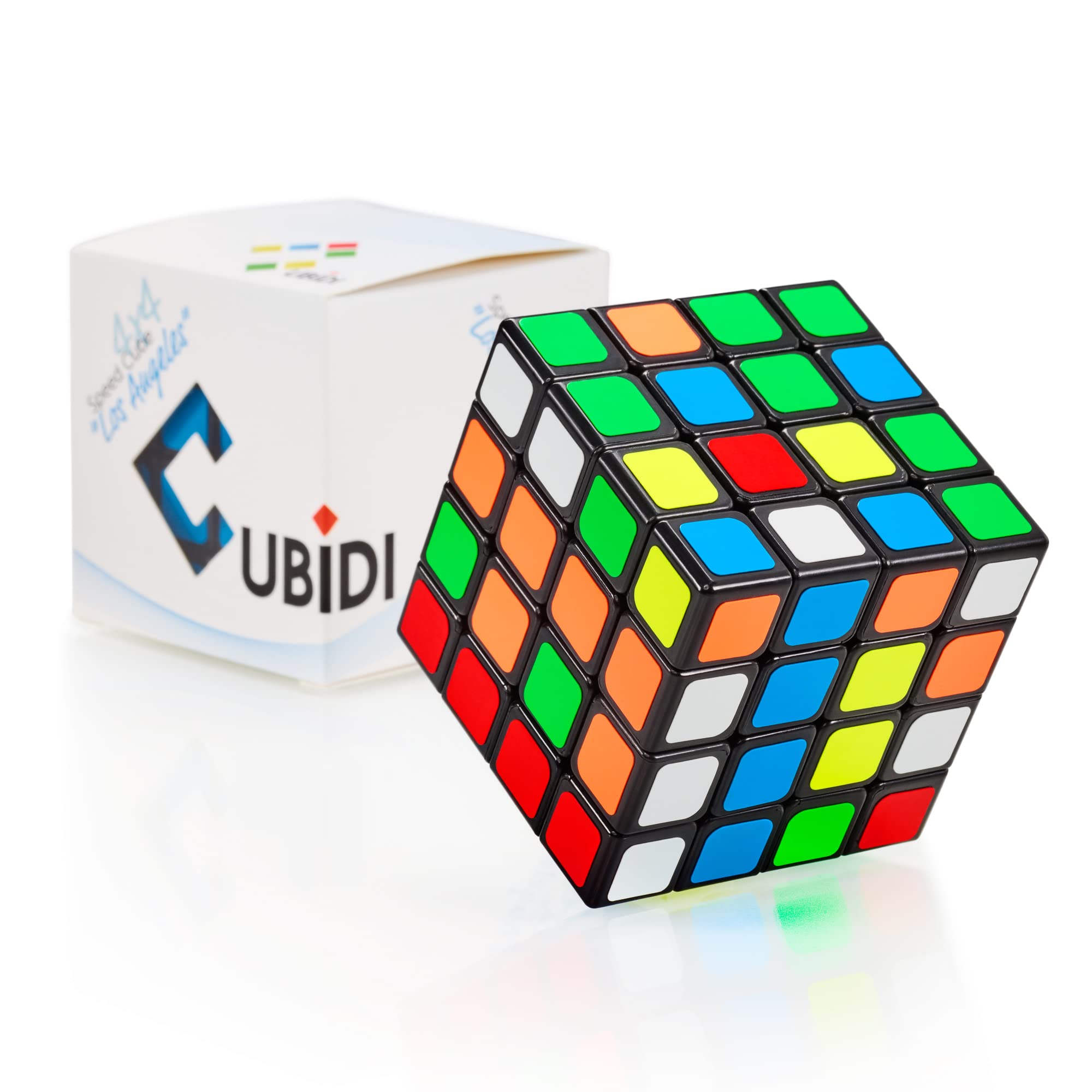 CUBIDI Magic Cube 4x4 - Rubik's Cube - Fidget Toy - 8+ Year Old Boy Gifts - Puzzles for Adults & Kids - Stress Relief Toy - Mini Travel Game