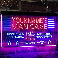 ADVPRO Personalized Name Custom Man Cave Home Bar