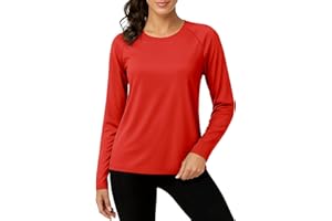 TACVASEN Womens Long Sleeve Rash Guard UPF 50+ UV Sun Shirts Quick Dry Swim Shirt Hiking Tops