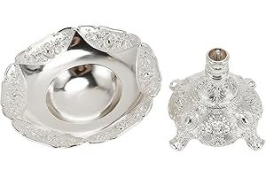 LiebeWH Vintage European Metal Fruit Tray for Snacks Nuts Storage Rack Dining Table Decor Food Serving Bowl Party Events Dail