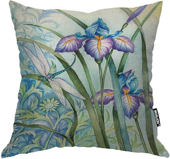 Fundas de almohada decorativa cuadrada de algodón, fundas de almohada