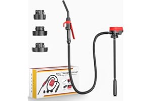 DIYtoolifz Cordless Fuel Transfer Pump Compatible with DeWalt 20V & Milwaukee 18V Batteries, 3.2 GPM Portable Fuel Pump with 