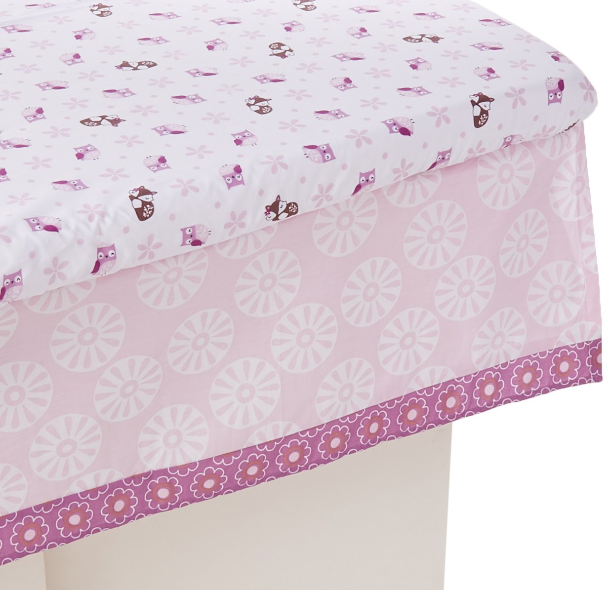 lavender woods crib bedding