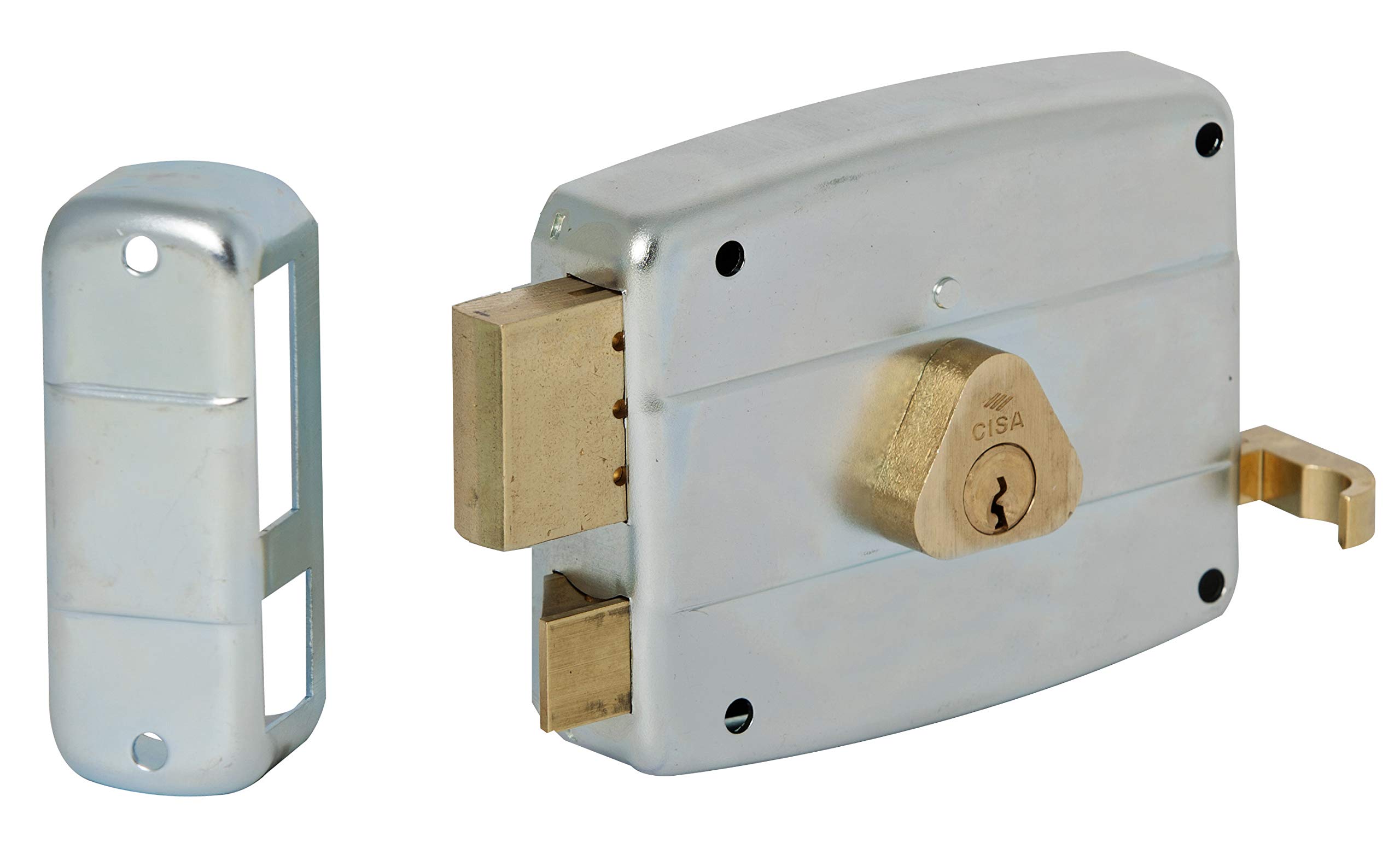 CISA 150521602 Cylinder Lock with Zinc Coating Steel 60 Left Hand — image 1